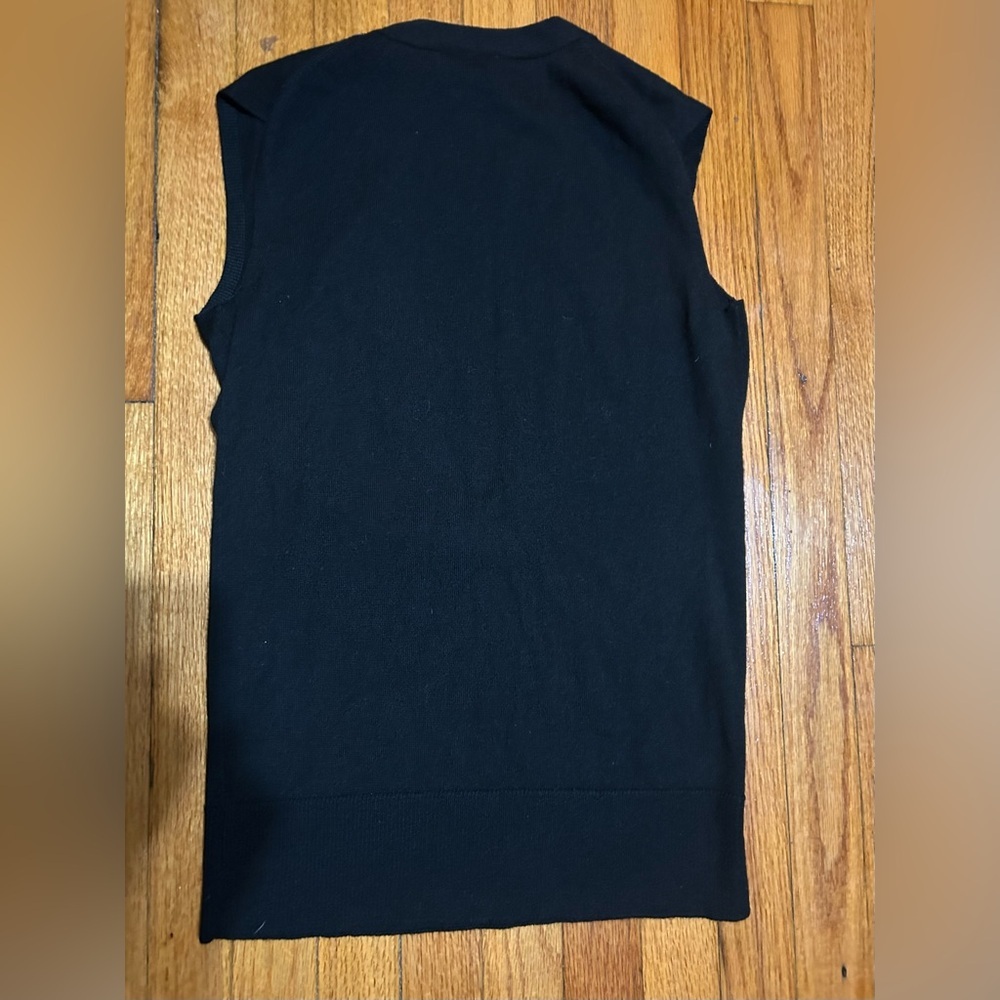 Ann Taylor LOFT Merino Wool Cashmere Blend V Neck Sleeveless Vest Sz S Petite - Picture 6 of 6